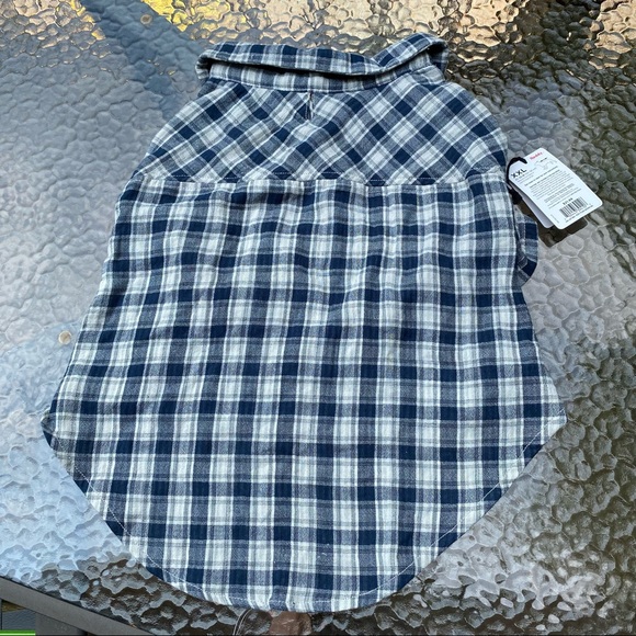 Reddy Dog Reddy Navy White Plaid Woven Dog Shirt Poshmark